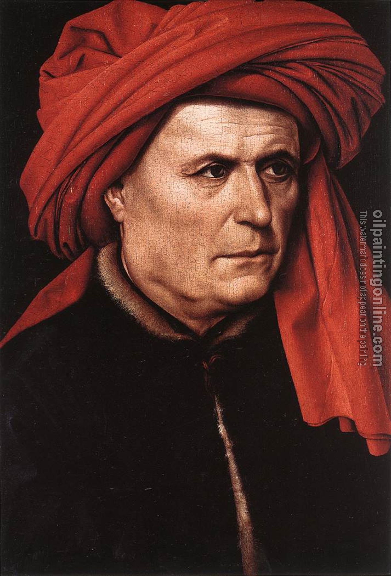 Robert Campin - Portrait of a Man